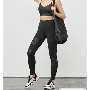 Alo high-waist Moto Legging